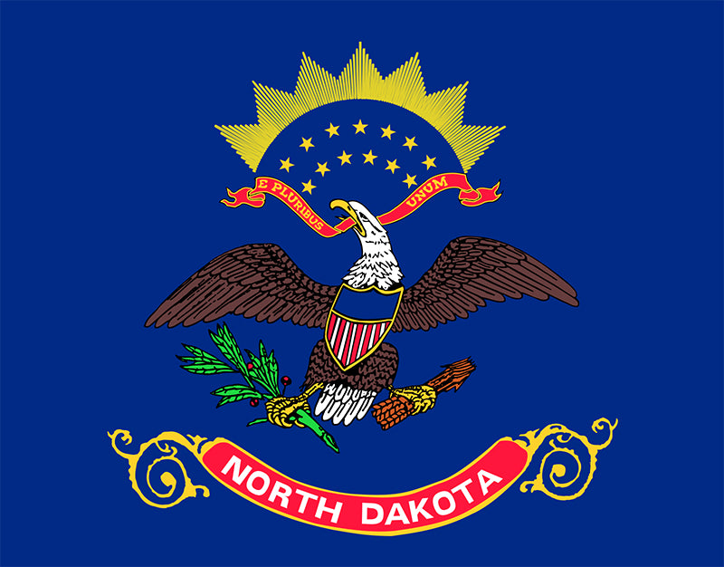 North Dakota State Flag 3' X 5'
